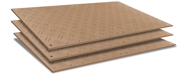 DuraDeck® ground protection mats for construction