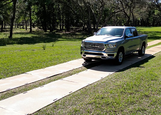 DuraDeck temporary roadway