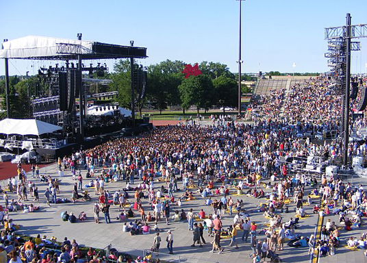 Event flooring for festivals and concerts